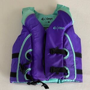 Onyx Type III Purple and Teal Youth Life Vest PFD